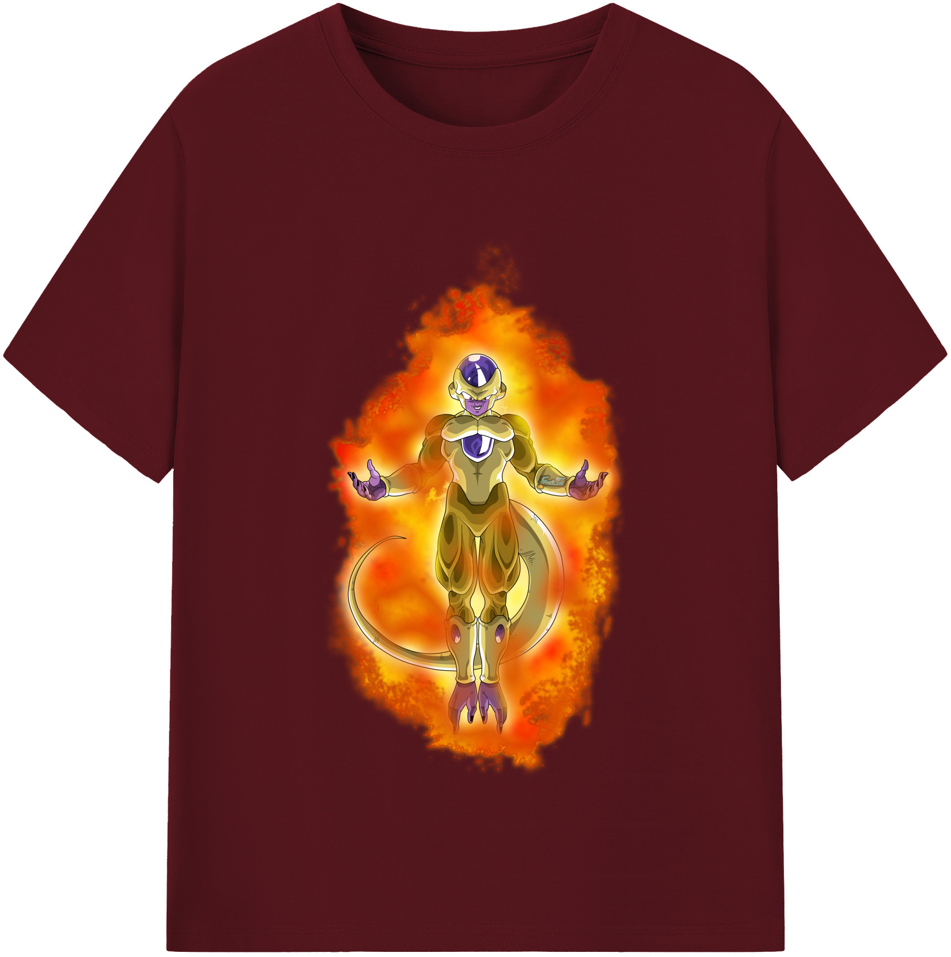 （画像用） ドラゴンボール フリーザ DRAGON BALL Frieza 綿100％半袖Tシャツ（フロントプリント）